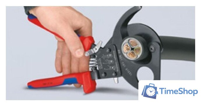 Ножницы для кабеля (секторные) Knipex 9531250 - Изображение №4 — Интернет-магазин Time-Shop