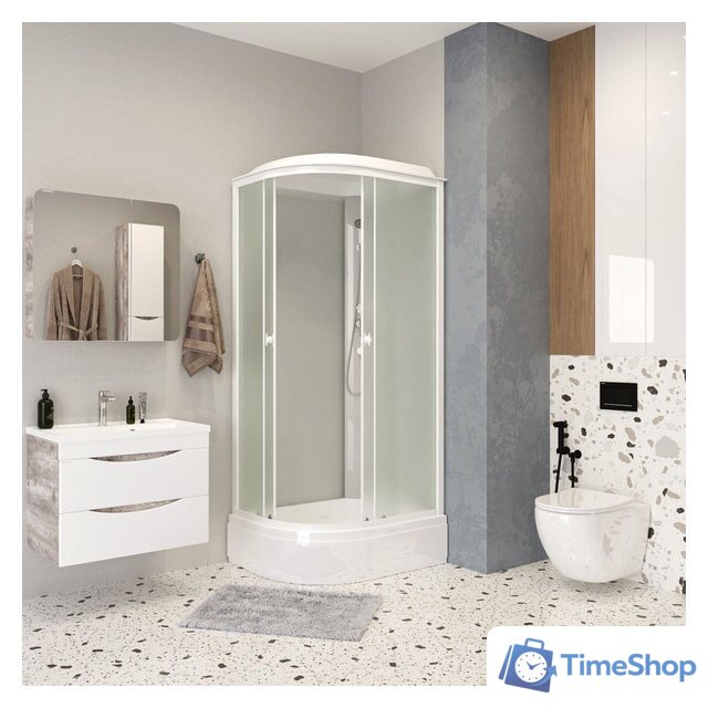 Душевая кабина Niagara Promo P100/80/26R/MT 100x80x215 - Изображение №1 — Интернет-магазин Time-Shop