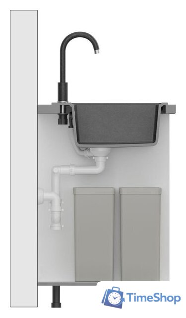 Кухонная мойка Quadron HCQP57850BEZP - Изображение №4 — Интернет-магазин Time-Shop