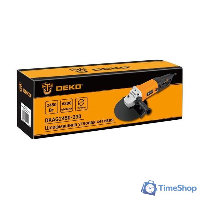 Угловая шлифмашина Deko DKAG2450-230 - Изображение №4 — Интернет-магазин Time-Shop