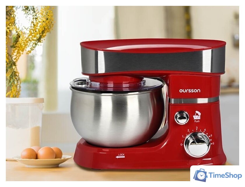 Планетарный миксер Oursson SM7301/RD - Изображение №10 — Интернет-магазин Time-Shop