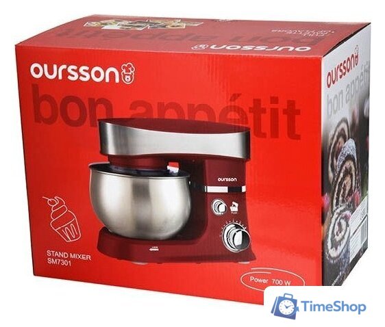 Планетарный миксер Oursson SM7301/RD - Изображение №9 — Интернет-магазин Time-Shop