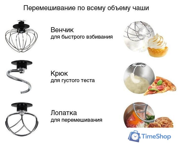 Планетарный миксер Oursson SM7301/RD - Изображение №13 — Интернет-магазин Time-Shop