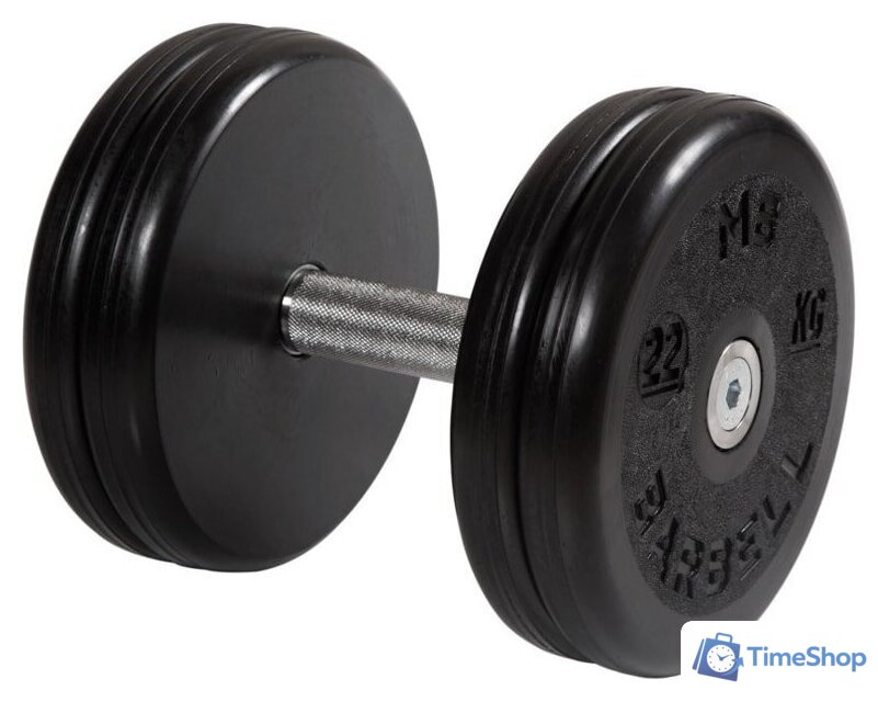 Гантель MB Barbell Классик 22 кг (вращающаяся ручка) - Изображение №1 — Интернет-магазин Time-Shop