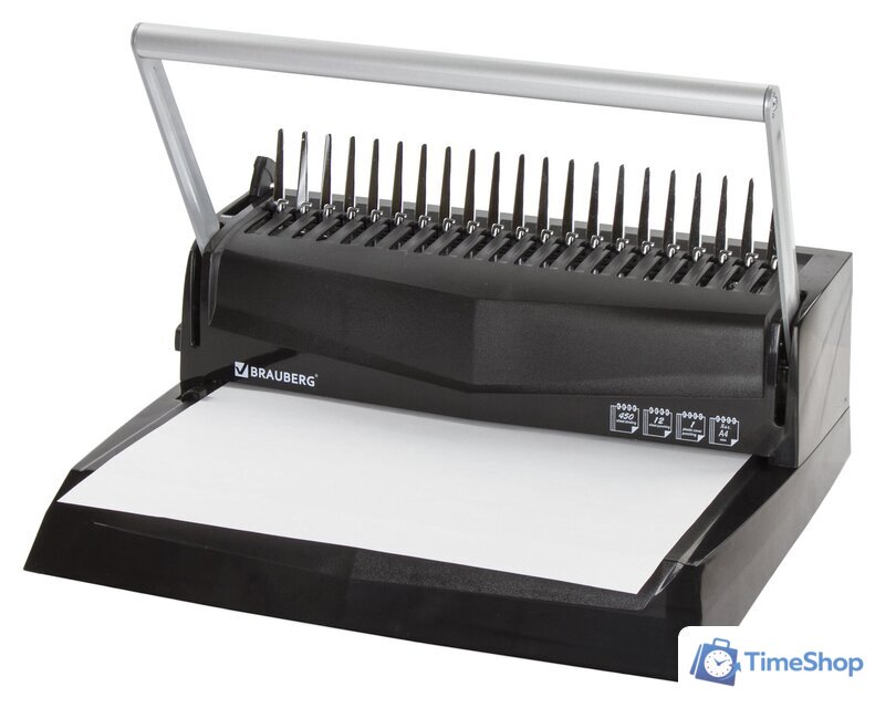 Брошюровщик BRAUBERG B12 - Изображение №1 — Интернет-магазин Time-Shop