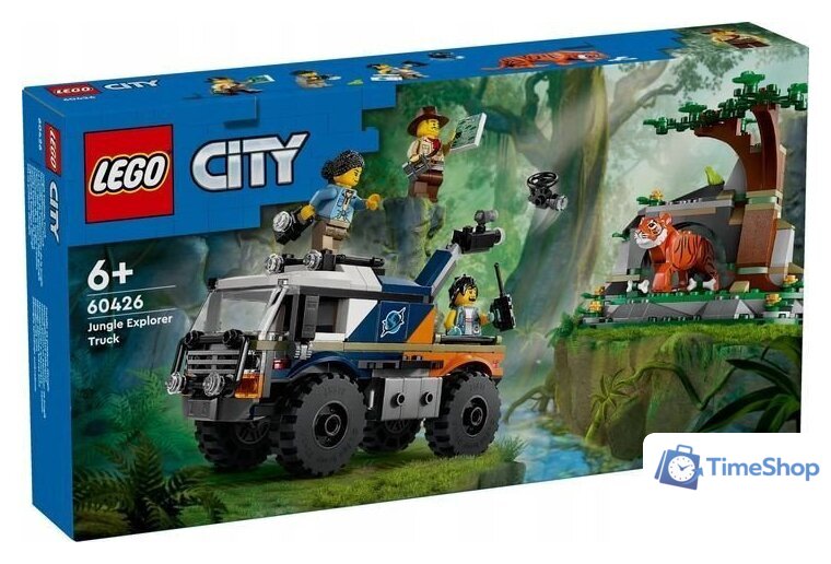 Конструктор LEGO City 60426 Исследование джунглей: Внедорожный грузовик - Изображение №1 — Интернет-магазин Time-Shop