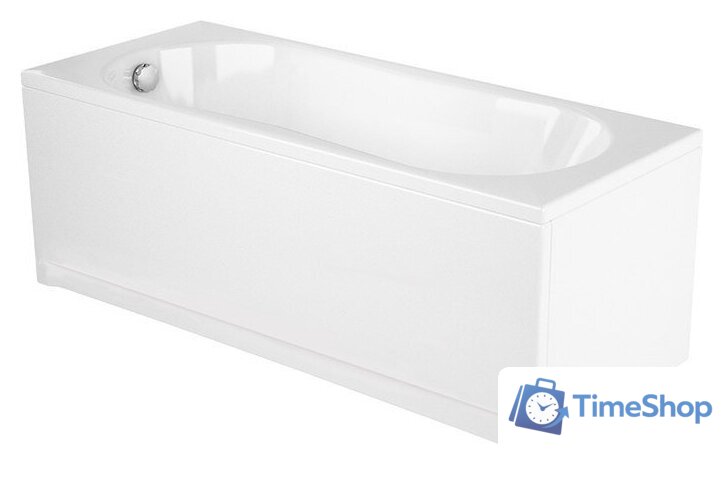 Ванна Cersanit Nike 170x70 с ножками со смесителем Brasko (с сифоном Prime черным) - Изображение №2 — Интернет-магазин Time-Shop