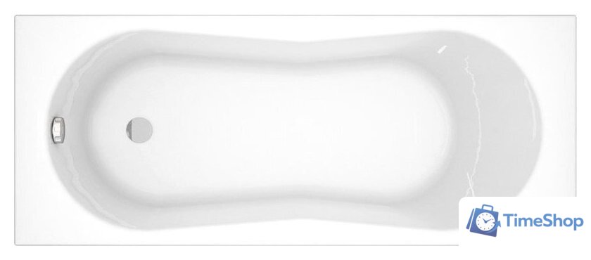 Ванна Cersanit Nike 170x70 с ножками со смесителем Brasko (с сифоном Prime черным) - Изображение №1 — Интернет-магазин Time-Shop