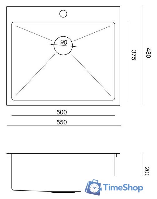 Кухонная мойка Quadron Hb7910Pvdbsc1 - Изображение №4 — Интернет-магазин Time-Shop