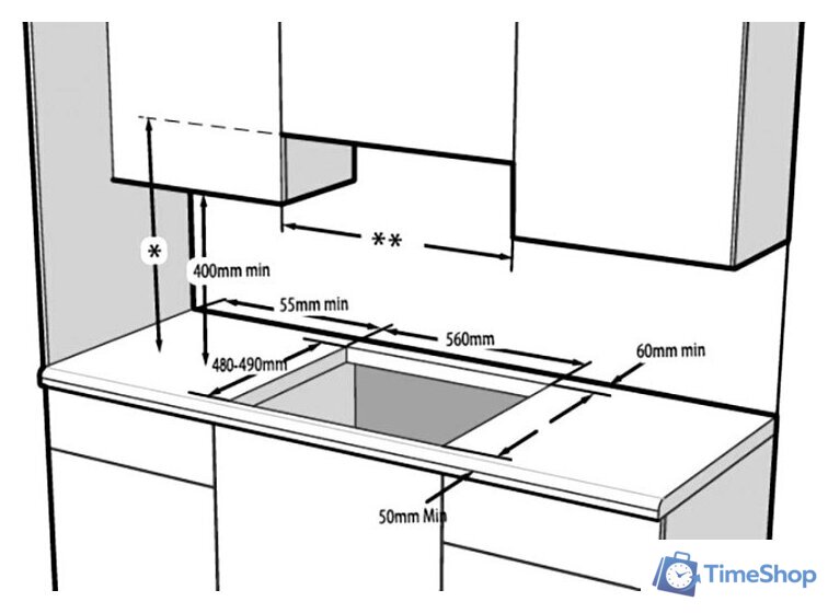 Варочная панель BEKO HIAW 64225 SW - Изображение №2 — Интернет-магазин Time-Shop