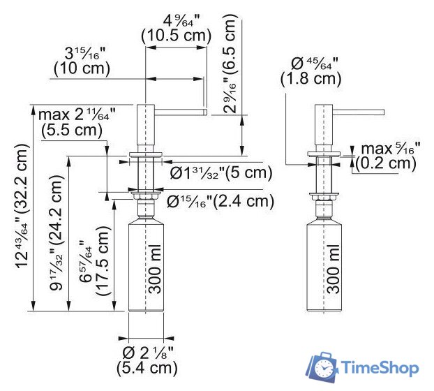 Дозатор для моющего средства Franke Active SM 119.0547.906 - Изображение №6 — Интернет-магазин Time-Shop