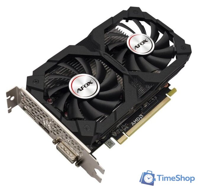 Видеокарта AFOX Radeon RX 550 4GB GDDR5 AFRX550-4096D5H2-V4 - Изображение №2 — Интернет-магазин Time-Shop