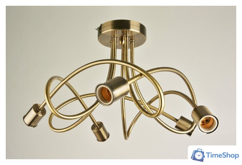 Люстра средней высоты Mirastyle BL-0913/5A AB - Изображение №2 — Интернет-магазин Time-Shop