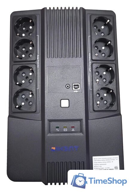 Источник бесперебойного питания IНЭЛТ Alpha 850 Schuko-8 IN850-AL-SCH8-KS - Изображение №1 — Интернет-магазин Time-Shop