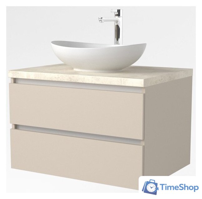  Дабер Тумба под умывальник 002 Т2.8.0.17Б (бежевый/белый) - Изображение №1 — Интернет-магазин Time-Shop