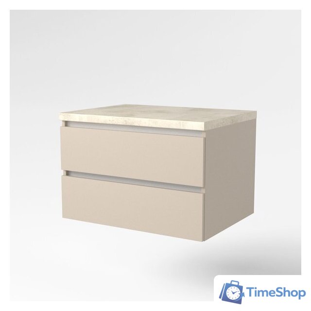  Дабер Тумба под умывальник 002 Т2.8.0.17Б (бежевый/белый) - Изображение №2 — Интернет-магазин Time-Shop