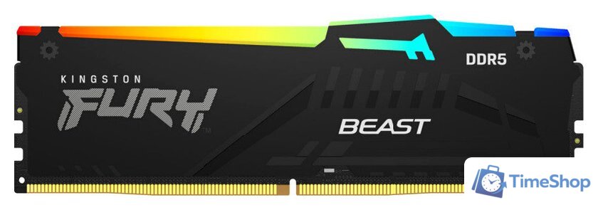 Оперативная память Kingston FURY Beast RGB 16ГБ DDR5 6800 МГц KF568C34BBEA-16 - Изображение №1 — Интернет-магазин Time-Shop