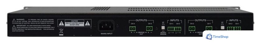 Усилитель мощности Ecler eGPA4-150 - Изображение №2 — Интернет-магазин Time-Shop