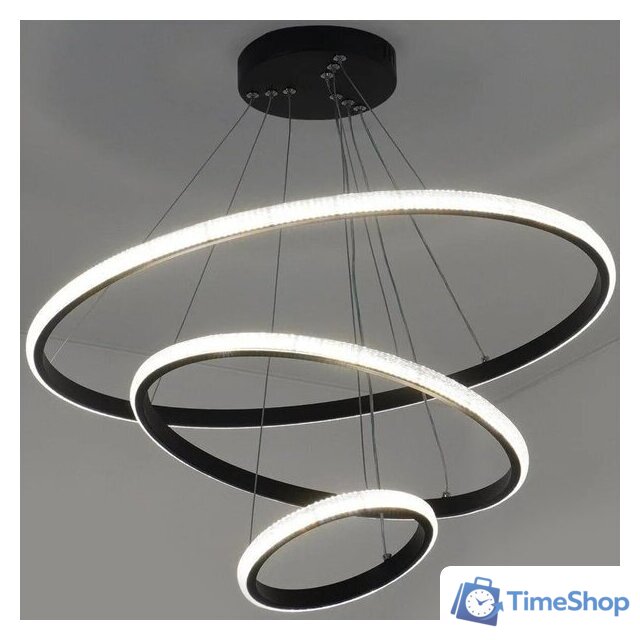 Подвесная люстра Estares Akrilika slim 70W 3R-APP-600x1100-BLACK/CLEAR-220-IP20 - Изображение №1 — Интернет-магазин Time-Shop
