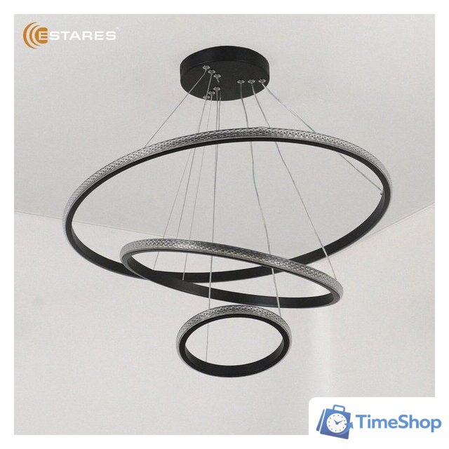 Подвесная люстра Estares Akrilika slim 70W 3R-APP-600x1100-BLACK/CLEAR-220-IP20 - Изображение №3 — Интернет-магазин Time-Shop