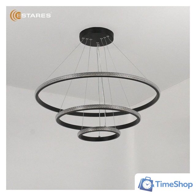 Подвесная люстра Estares Akrilika slim 70W 3R-APP-600x1100-BLACK/CLEAR-220-IP20 - Изображение №2 — Интернет-магазин Time-Shop