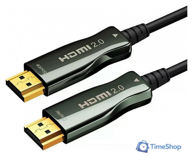 Кабель Wize HDMI - HDMI AOC-HM-HM-50M (50 м, черный) - Изображение №1 — Интернет-магазин Time-Shop