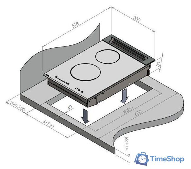 Варочная панель Solgaz Adventure 2+1V - Изображение №10 — Интернет-магазин Time-Shop