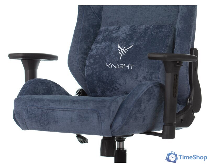 Игровое (геймерское) кресло Knight N1 Fabric Light-27 (синий) - Изображение №7 — Интернет-магазин Time-Shop