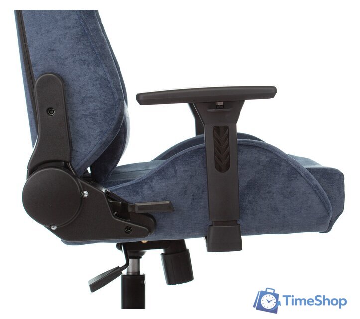 Игровое (геймерское) кресло Knight N1 Fabric Light-27 (синий) - Изображение №9 — Интернет-магазин Time-Shop