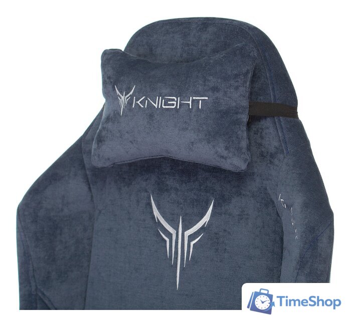 Игровое (геймерское) кресло Knight N1 Fabric Light-27 (синий) - Изображение №8 — Интернет-магазин Time-Shop