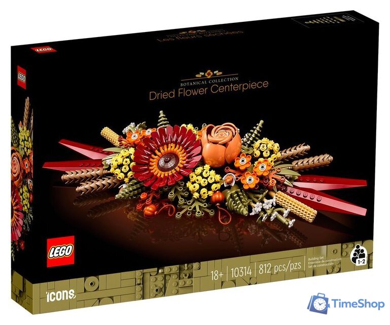 Конструктор LEGO Icons 10314 Сухоцвет: центральная часть - Изображение №1 — Интернет-магазин Time-Shop