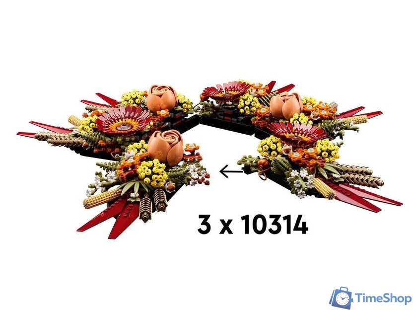 Конструктор LEGO Icons 10314 Сухоцвет: центральная часть - Изображение №4 — Интернет-магазин Time-Shop