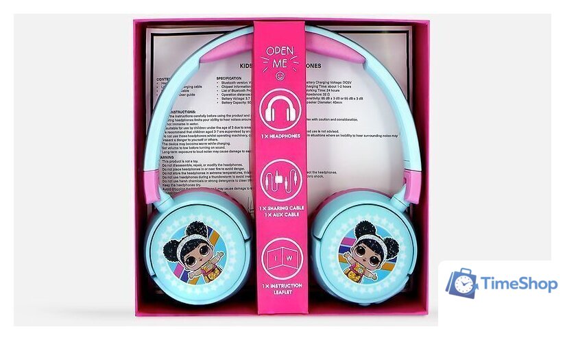 Наушники OTL Technologies L.O.L. Surprise! Kids Wireless LOL979 - Изображение №9 — Интернет-магазин Time-Shop