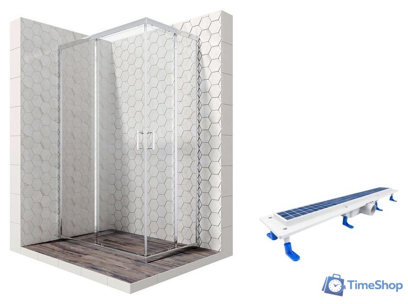 Душевой уголок Ambassador Set 14011101-ST9 - Изображение №1 — Интернет-магазин Time-Shop