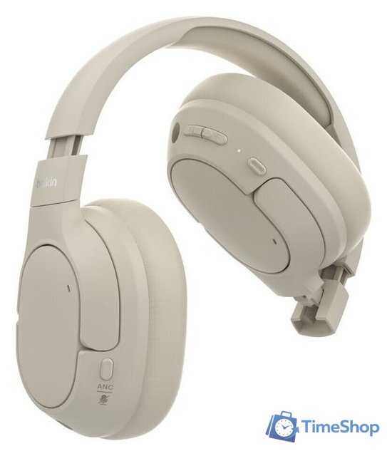 Наушники Belkin SoundForm Isolate (бежевый) - Изображение №4 — Интернет-магазин Time-Shop