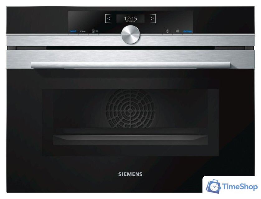 Электрический духовой шкаф Siemens CM633GBS1 - Изображение №1 — Интернет-магазин Time-Shop
