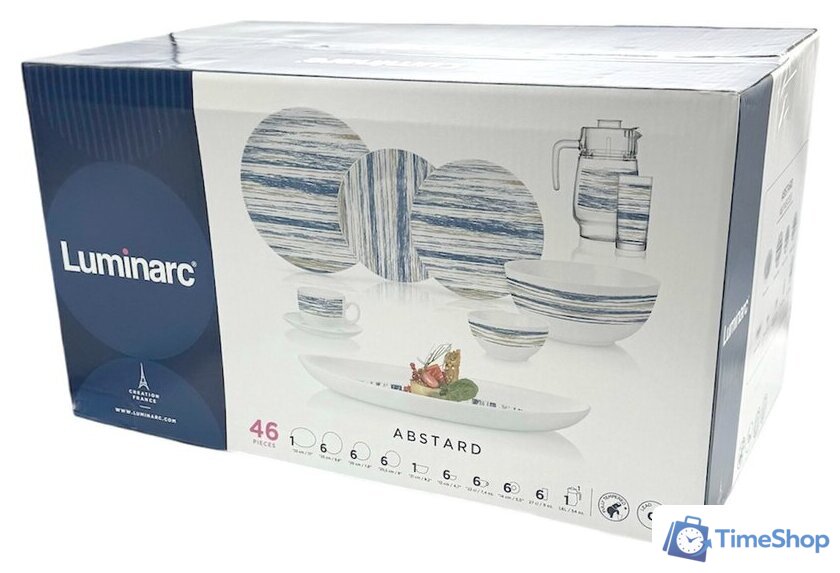 Столовый сервиз Luminarc Abstard V8149 (46пр) - Изображение №2 — Интернет-магазин Time-Shop