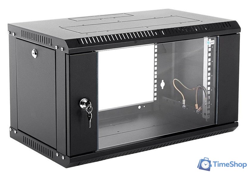 Шкаф телекоммуникационный ЦМО Эконом 6U ШРН-6.500-9005 - Изображение №1 — Интернет-магазин Time-Shop