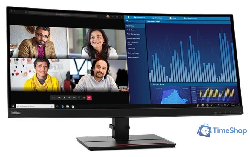 Монитор Lenovo ThinkVision P34w-20 63F2RAT3UK - Изображение №2 — Интернет-магазин Time-Shop