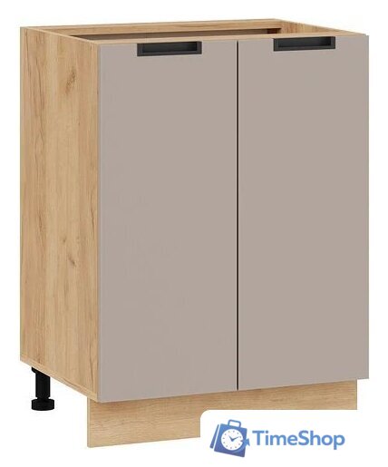 Шкаф напольный Трия Гренада 1Н6 (дуб крафт золотой/холст латте) - Изображение №1 — Интернет-магазин Time-Shop