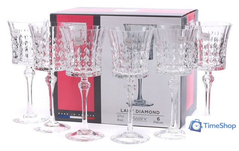 Набор бокалов для вина Eclat Lady Diamond L9743 - Изображение №1 — Интернет-магазин Time-Shop