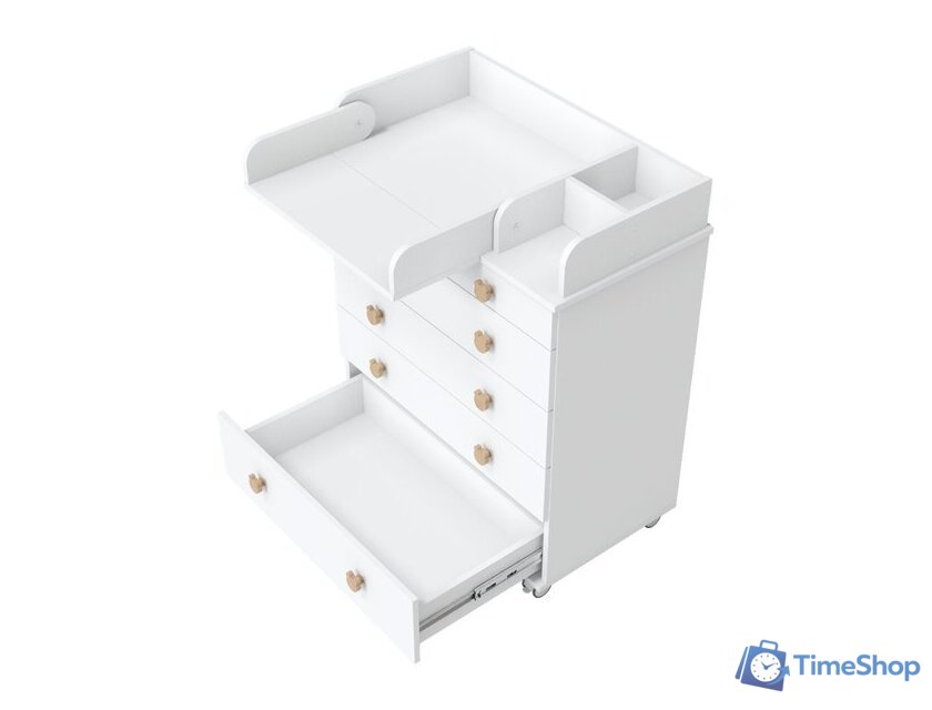Детский комод Incanto Мишка с органайзером 800/5 PK-0060/00 (белый) - Изображение №9 — Интернет-магазин Time-Shop