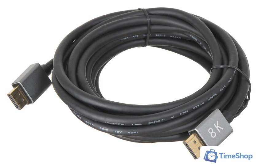 Кабель Buro BHP-DPP-1.4-5G (5 м, черный) - Изображение №1 — Интернет-магазин Time-Shop