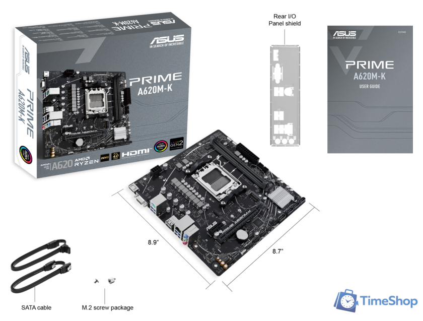 Материнская плата ASUS Prime A620M-K - Изображение №7 — Интернет-магазин Time-Shop