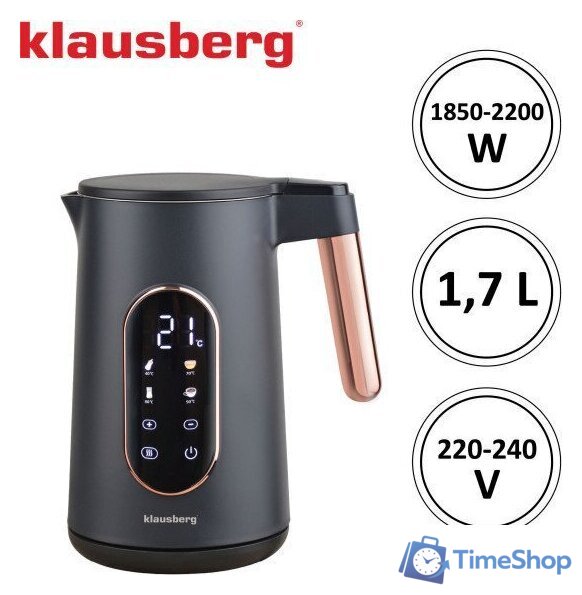 Электрический чайник Klausberg KB-7892 - Изображение №20 — Интернет-магазин Time-Shop