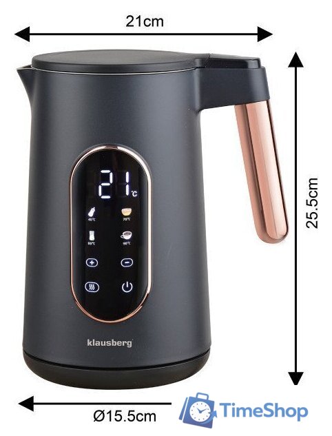 Электрический чайник Klausberg KB-7892 - Изображение №8 — Интернет-магазин Time-Shop