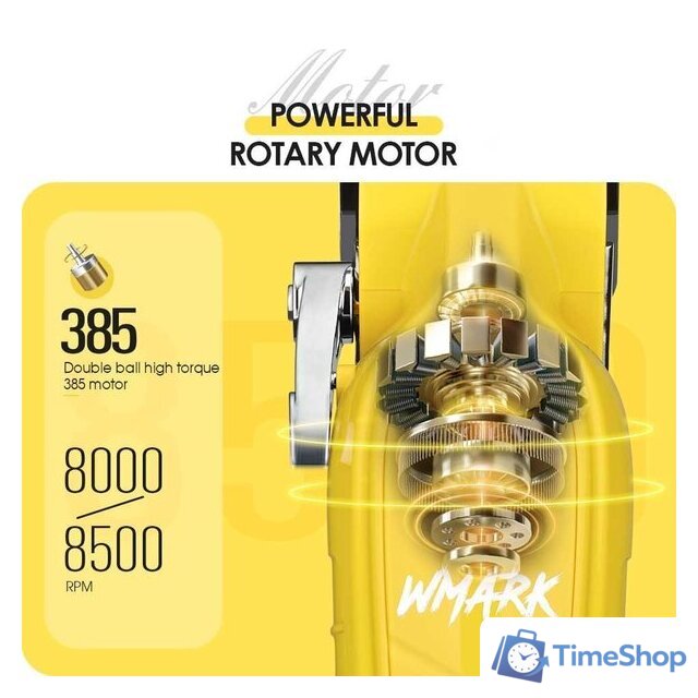 Машинка для стрижки волос Wmark NG-139 (желтый) - Изображение №4 — Интернет-магазин Time-Shop