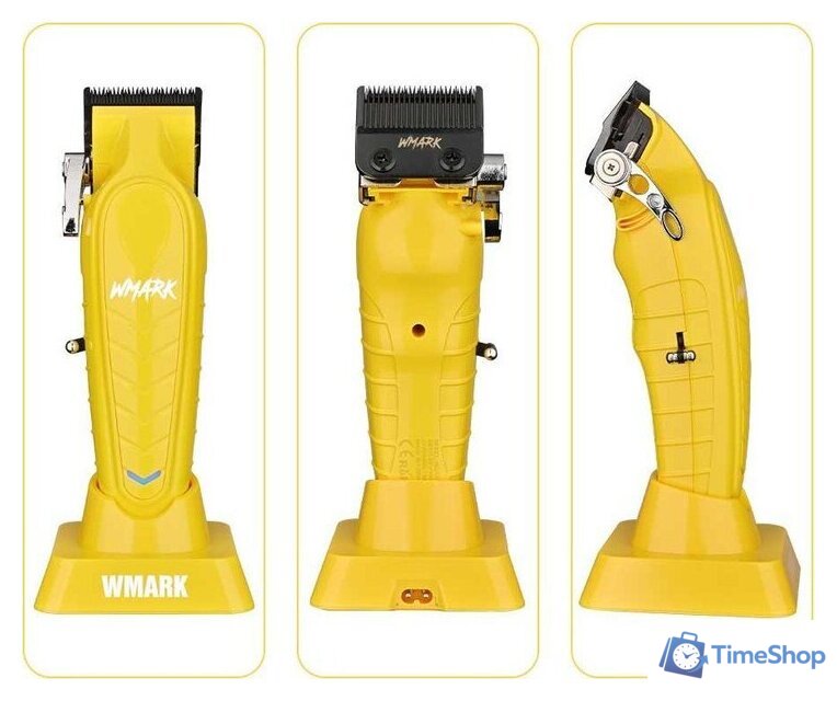 Машинка для стрижки волос Wmark NG-139 (желтый) - Изображение №7 — Интернет-магазин Time-Shop