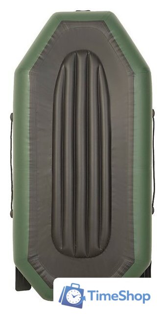 Моторно-гребная лодка Лоцман Гребная под мотор стандарт ЛС-240 ВНД (зеленый) - Изображение №3 — Интернет-магазин Time-Shop