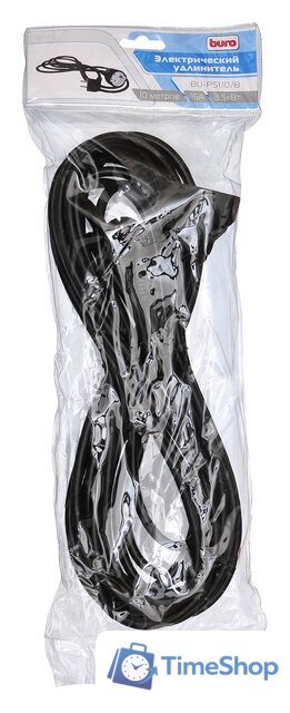 Удлинитель Buro BU-PS1.10/B - Изображение №4 — Интернет-магазин Time-Shop